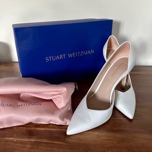 Stuart Weitzman White Pumps